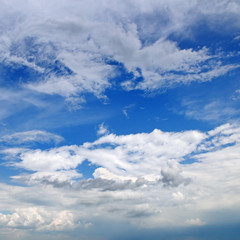 Naklejka na ściany i meble beautiful clouds in sky