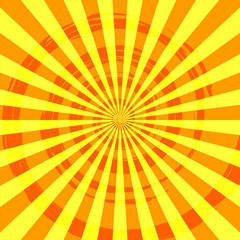 Abstract Burst Ray Background Orange