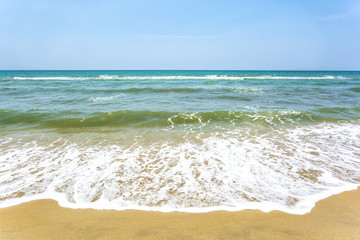 Ocean waves on the beach