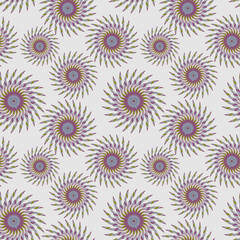 Seamless abstract hand-drawn pattern