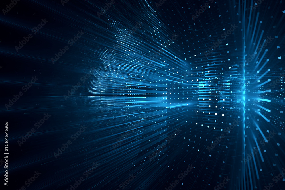 Aufkleber digital technology abstract background