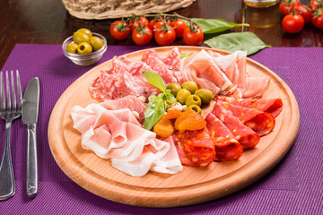 set of slice meat