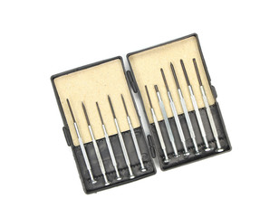 Small screwdrivers set in box for electronic product