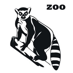 black lemur mascot © la_puma