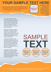 Naklejka premium Flayer, brochure or cover template