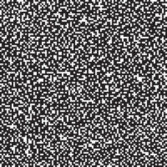 Pixel background, seamless pattern, black and white, vector illustration