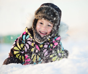 child playing outdoors