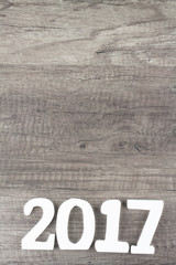 Naklejka premium white wood text with different background