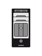 computers computer pc tower housing