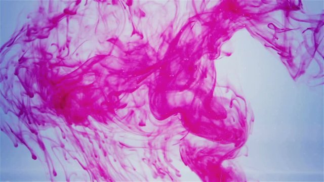 Abstract video ink in water. Background picture with many different colors.