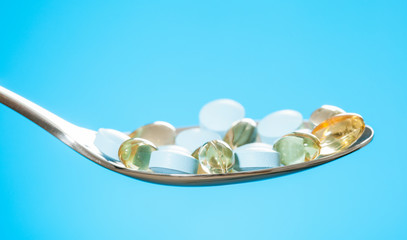 Vitamins in the spoon