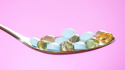 Vitamins in the spoon