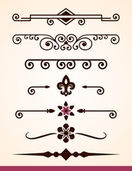 Page and text dividers and decorations