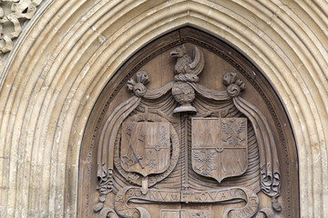 Bath Abbey Door, England