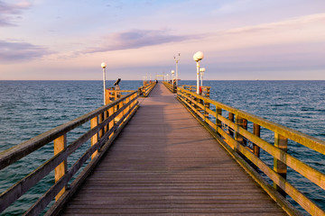 Fototapeta premium Pier in Binz, Ruegen Island, Germany