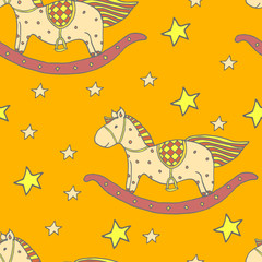 Baby toys horse seamles pattern