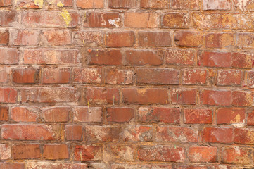 .background of old brick wall