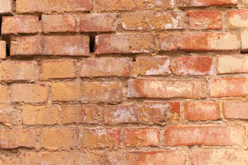.background of old brick wall