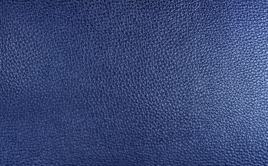  Blue leatherette texture as background.