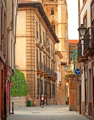 Old town of Oviedo, Spain