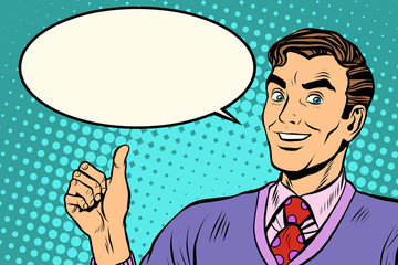 man like retro vector illustration © studiostoks