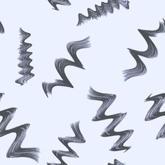 Seamless pattern with spiral curls. Vector.