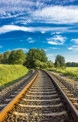 Fototapeta premium Colored Rails