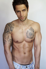 Fototapeta premium sexy shirtless man