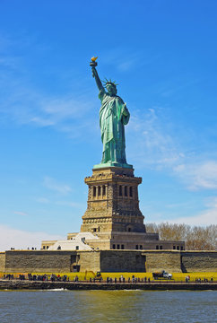Statue on Liberty Island