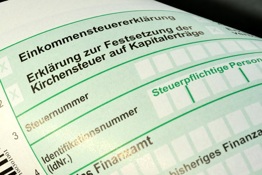 Steuererkl&auml;rung, Lohnsteuer, Kirchensteuer, Finanzamt, Steuerpflicht, Netto, Brutto, Einkommensteuer, Formular, Solidarit&auml;tszuschlag, Gehalt, Lohn, Fiskus,