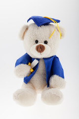 Blue Graduation Bear
