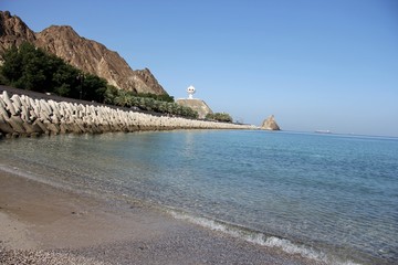 Kiesstrand - Muscat, Oman.