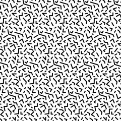 Seamless abstract geometric pattern in retro memphis style, fashion 80-90s. It can be used in printing, website backdrop and fabric design.