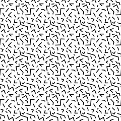 Seamless geometric vintage pattern in retro 80s style, memphis. Ideal for fabric design, paper print and website backdrop. EPS10 vector file.