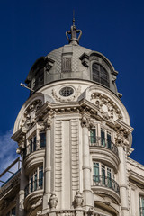 Fototapeta na wymiar Madrid street views. Madrid - capital and largest city of Spain.