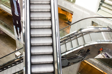 Obraz premium Stylish and trendy escalator