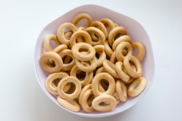 dry bread-ring, sooshka, small ring-shaped cracker