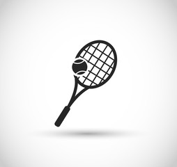 Tennis icon vector