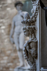 Fototapeta premium Perseo ( particolare del piedistallo )