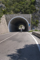 Bikers on the Amalfi Coast