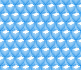 seamless polygon object background in shades of blue