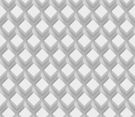 seamless rows of cube object in shades of gray
