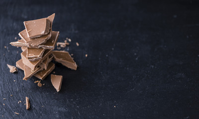 Milk Chocolate (on slate)