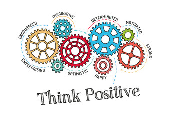 Gears and Think Positive Mechanism