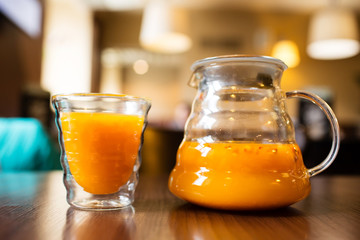 Tea with sea buckthorn 