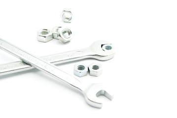 many screws and wrenches