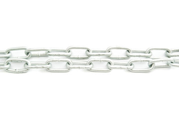 Fototapeta premium Two metal chains