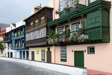 Balkonhäuser in Santa Cruz de La Palma