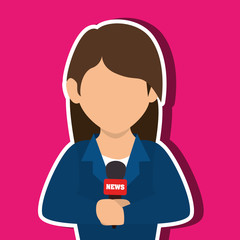 news reporter design 