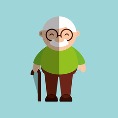 happy grandparents  design 